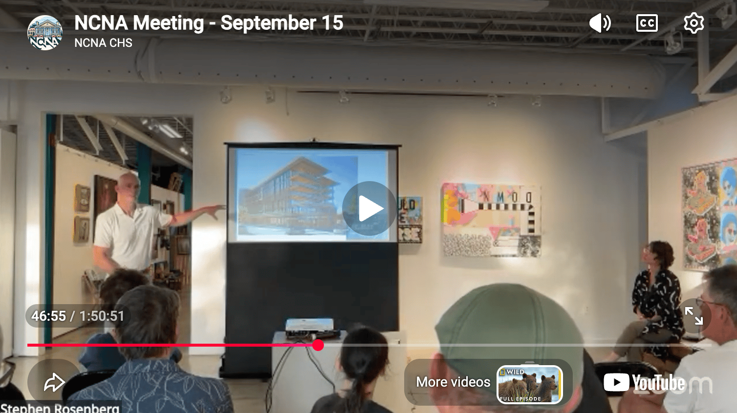 September 15, 2026 NCNA Meeting Charleston SC
